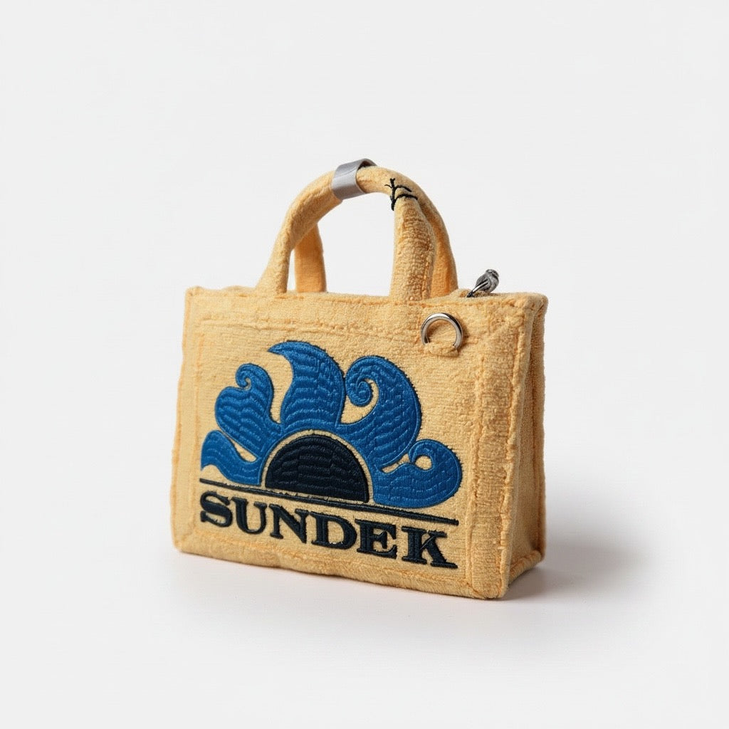 Sundek Borsa Small in Spugna con Tracolla Blu