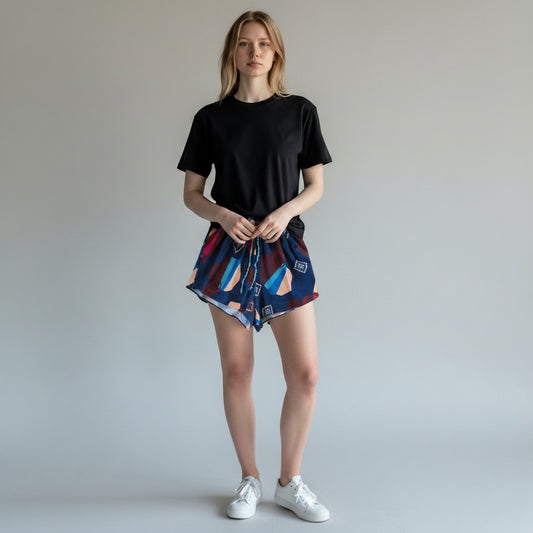 Mefui Pantaloncini Blu Taglia S