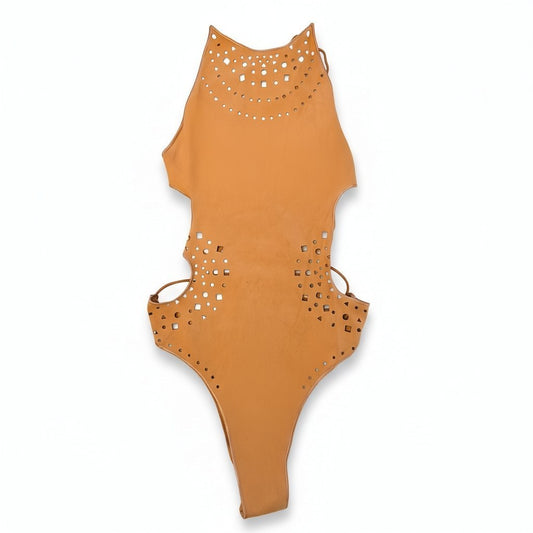 Mefui Monokini Arancio Marroncino Taglia S