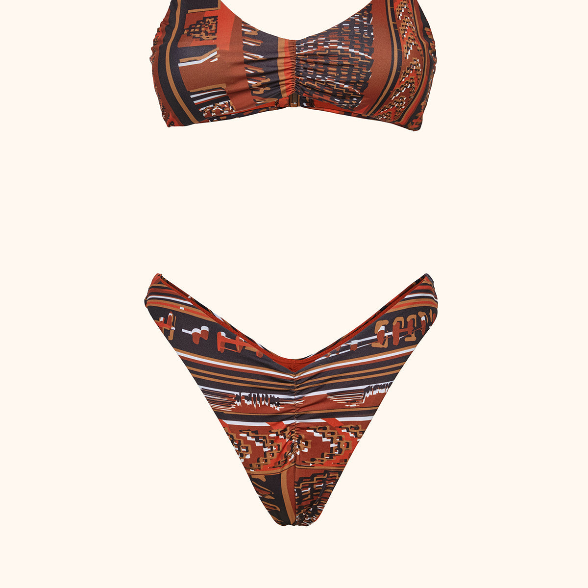 Bikini Donna Me fui Top con Slip Americano fisso Fantasia SW0441-X21
