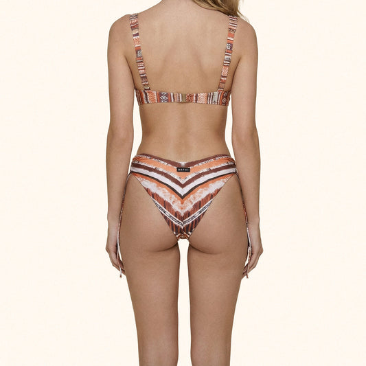 Bikini Donna Me Fui Reggiseno con Ferretto e Slip Americano Coprente Fantasia SW0451X22