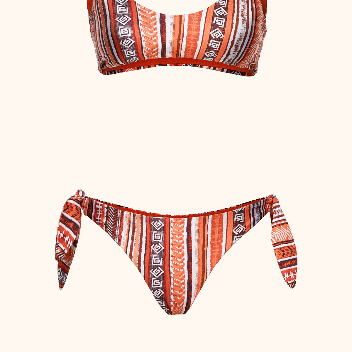 Bikini Donna Me fui Top fisso con Slip regolabile Fantasia SW0452-X22