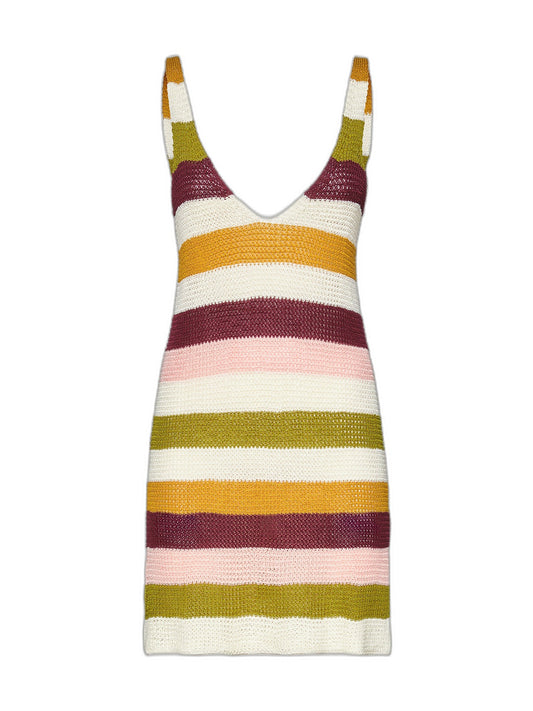 Vestito corto Donna Me fui Multicolor SW0209-MC