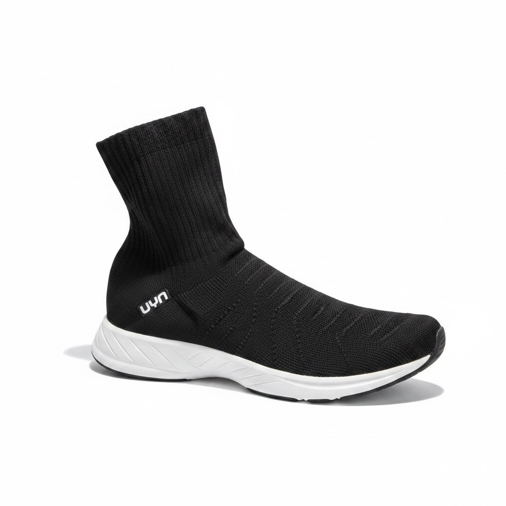 Sneakers a calza UYN - Nero/Bianco