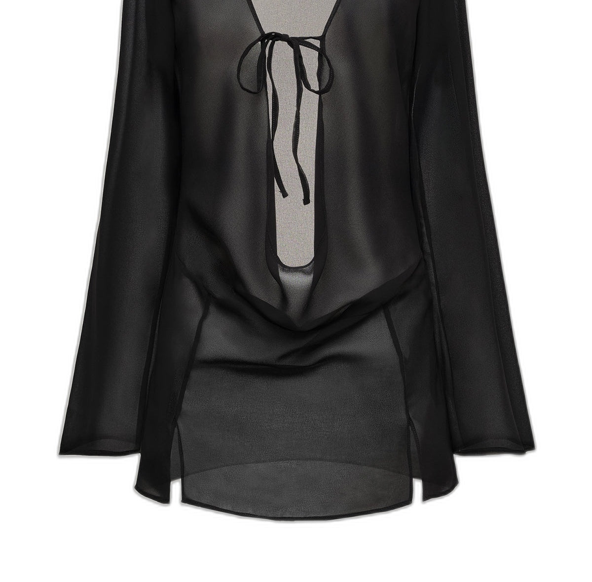 Vestito corto Donna Me Fui Nero SW0116-BK