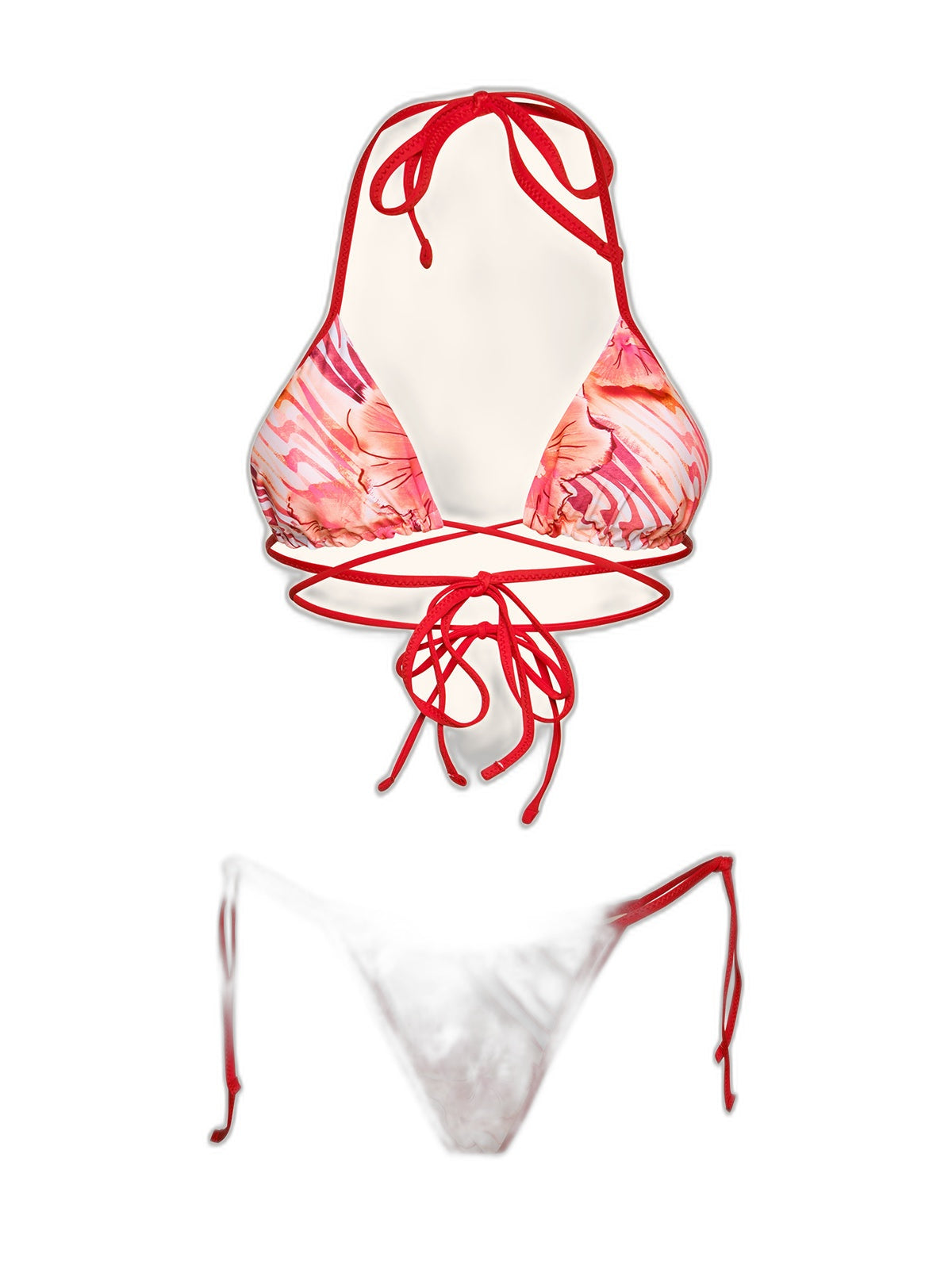 Bikini Donna Reverse Me Fui Triangolo con Slip Regolabile Fantasia SW0320-X13
