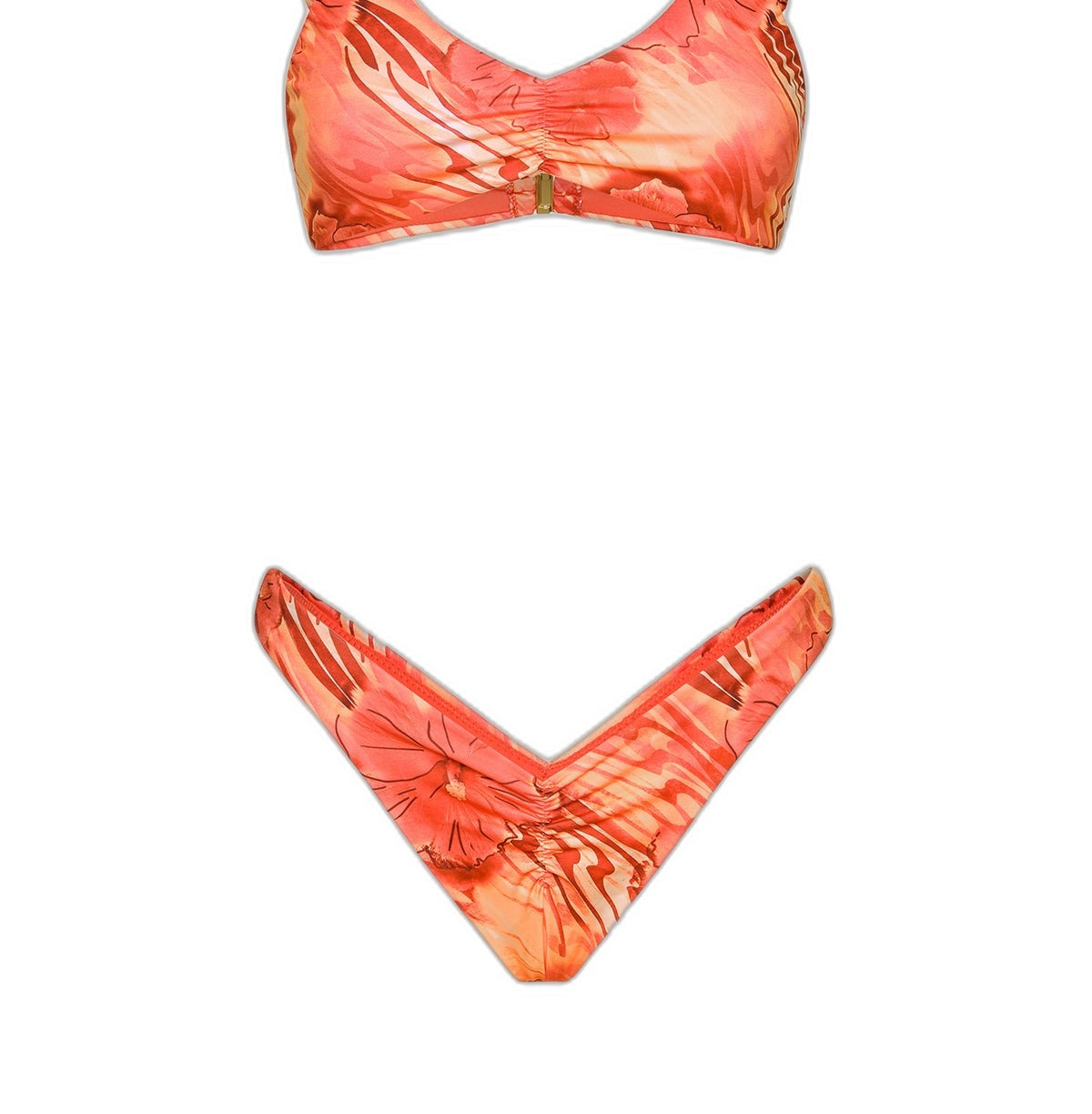 Bikini Donna Me fui Top con Slip Americano fisso Fantasia SW0331-X11