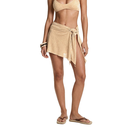 Pareo corto Donna Me fui Gold SW0226-GD