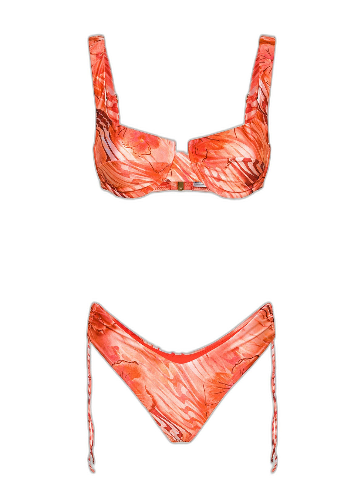 Bikini Donna Me fui Reggiseno con Ferretto e Slip Americano Coprente Fantasia SW0341-X12