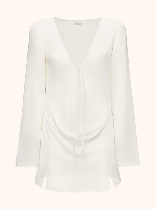 Vestito corto Donna Me Fui Bianco SW0116-WH