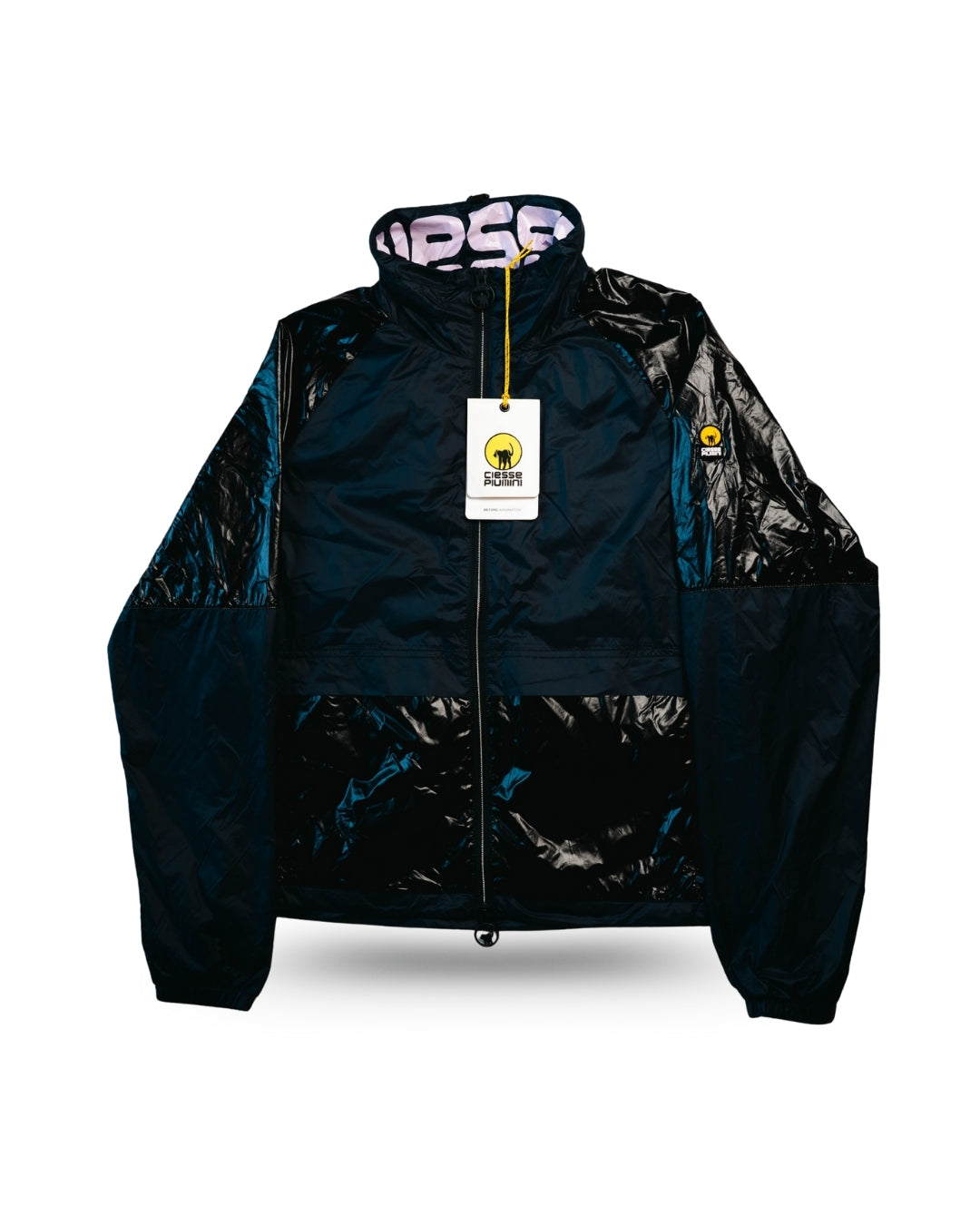 Ciesse Piumini Giacca Nera con Cappuccio