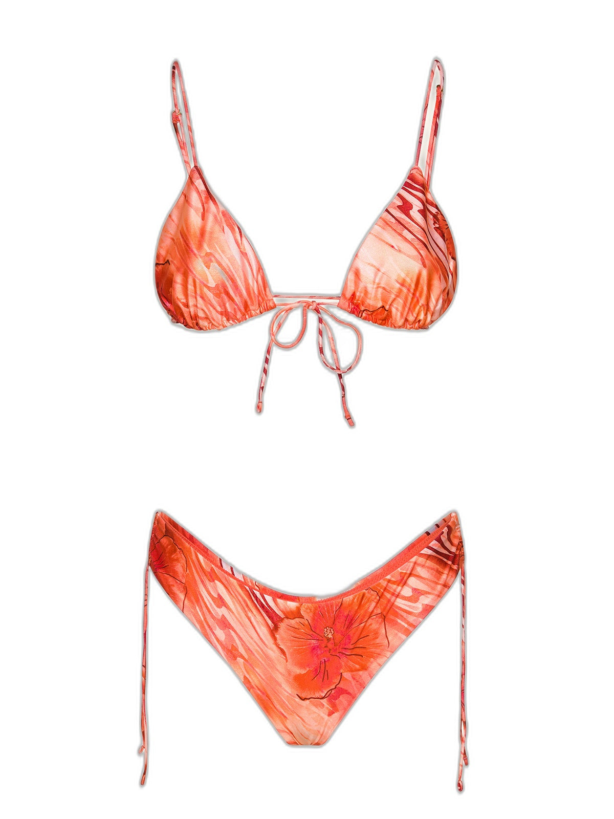 Bikini Donna Me fui Triangolo con Slip Regolabile Coprente Fantasia SW0340-X12