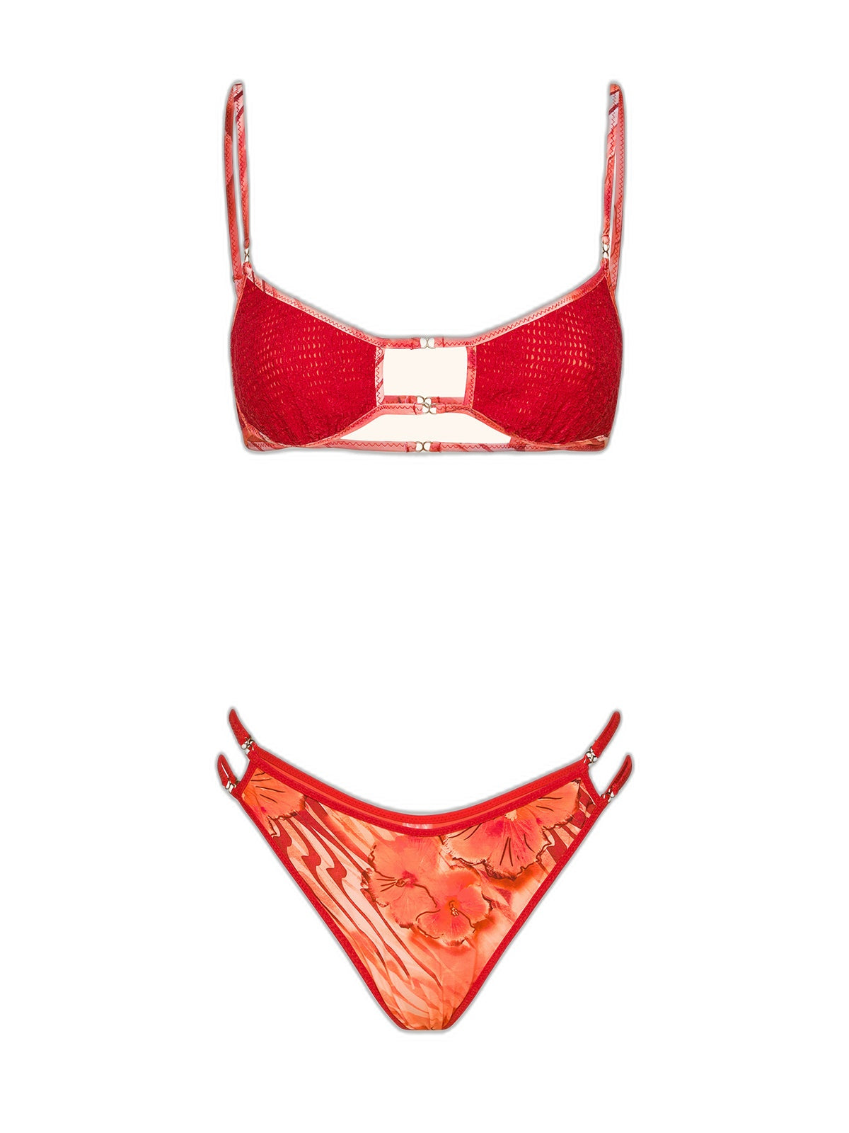 Bikini Donna Me fui Top con Slip fisso Fantasia SW0311-X12