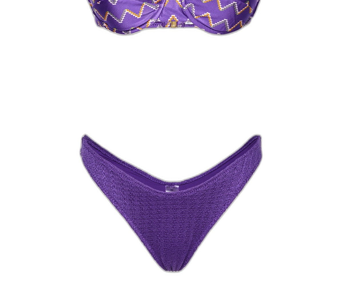 Bikini Donna Me fui Reggiseno ferretto con Slip Americano fisso Fantasia SW0501-X33