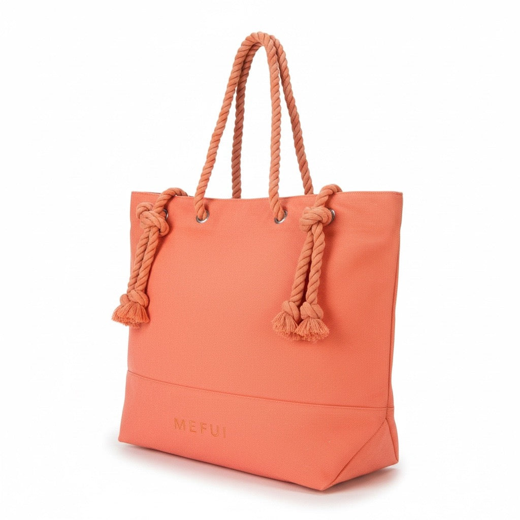 ME FUI Borsa in Tessuto XL Corallo