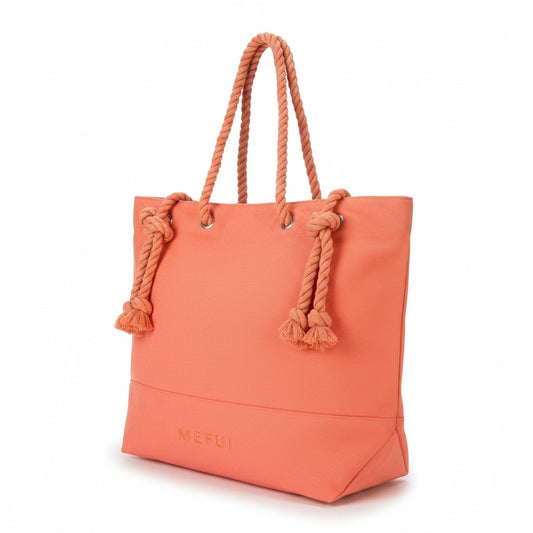 ME FUI Borsa in Tessuto XL Corallo