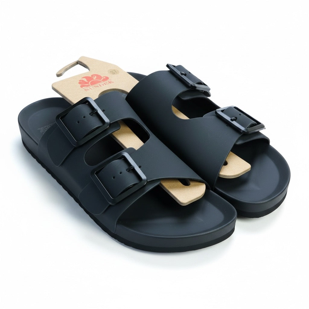 Sundek Ciabatta in Plastica Nera Numero 37