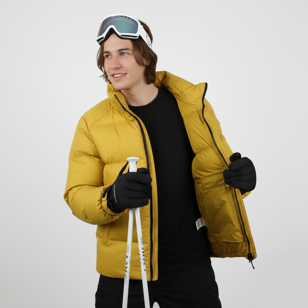Bomber Piumino uomo giallo – COLMAR