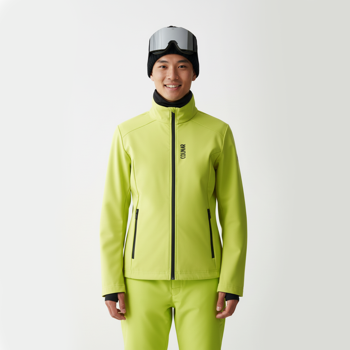 COLMAR Giacca da sci lime uomo