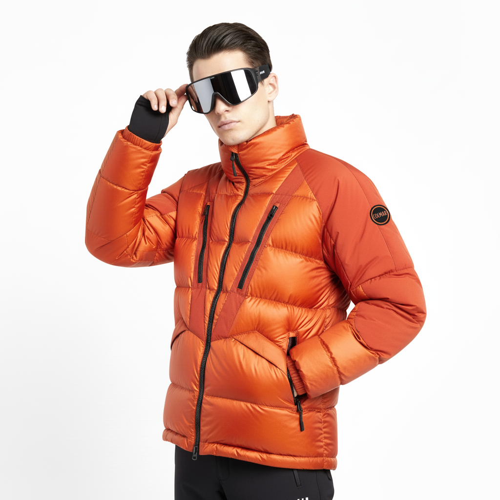 COLMAR Piumino tecnico uomo arancione