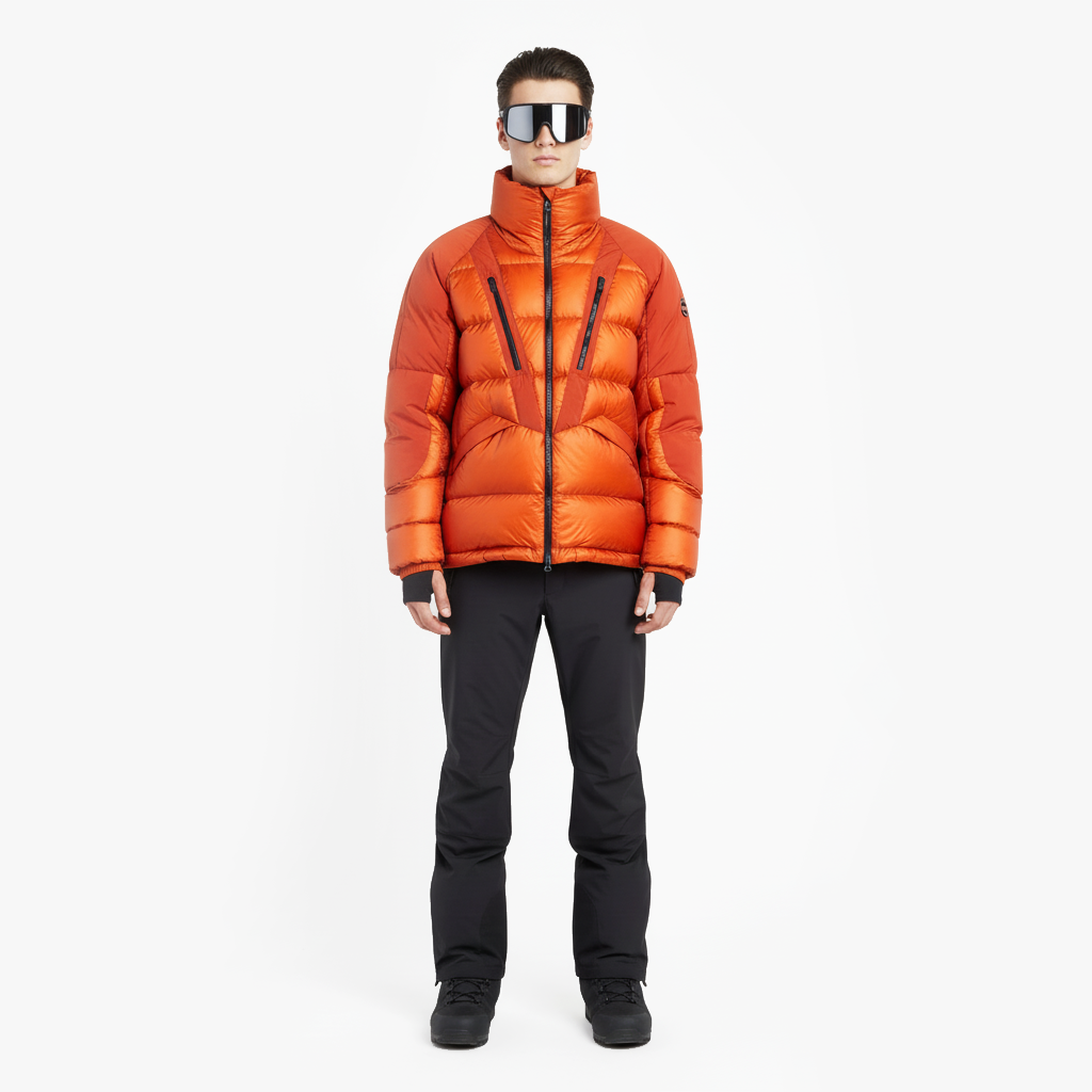 COLMAR Piumino tecnico uomo arancione