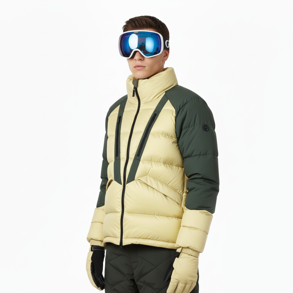 COLMAR Completo da sci uomo (giacca lime + pantaloni verdi)