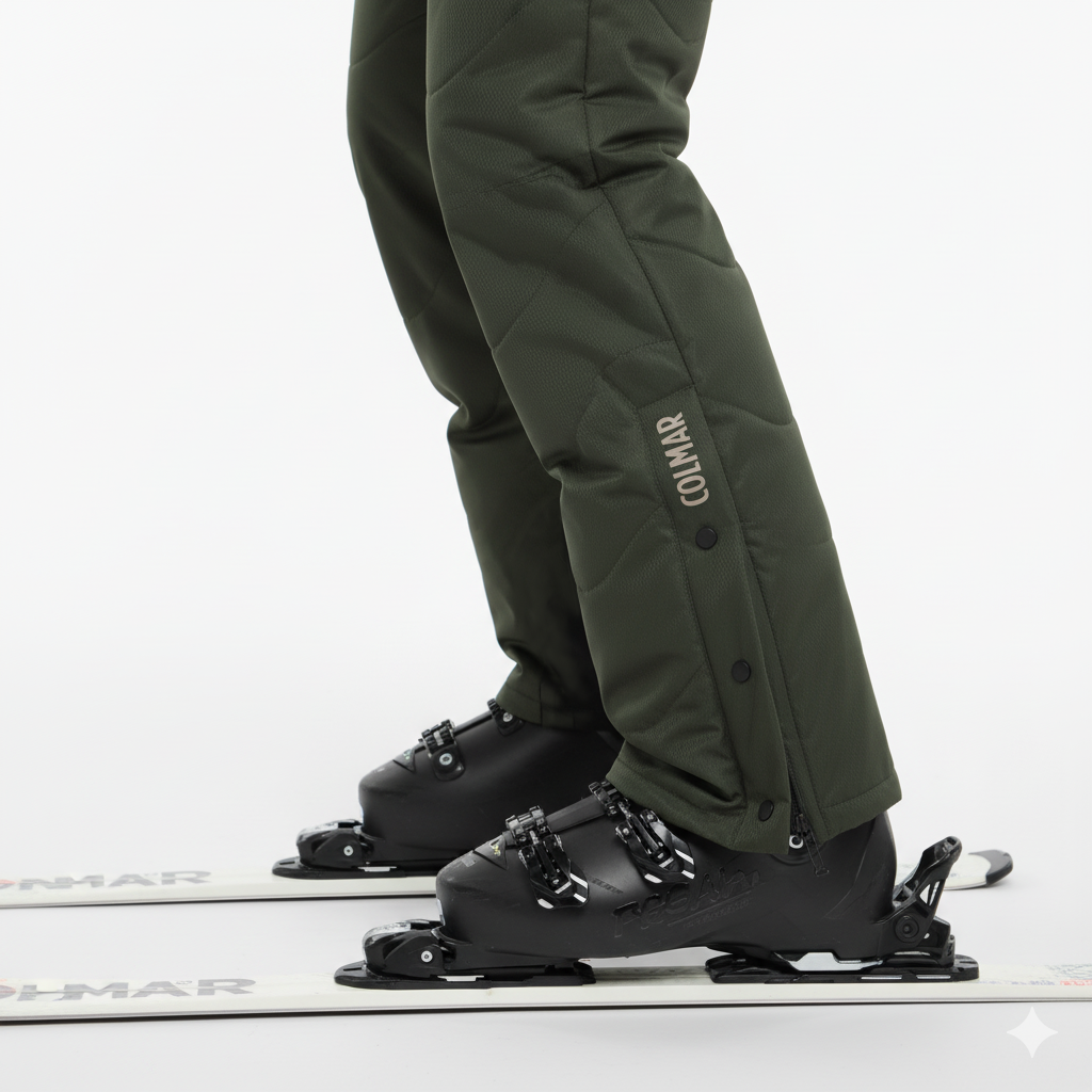 COLMAR Completo da sci uomo (giacca lime + pantaloni verdi)