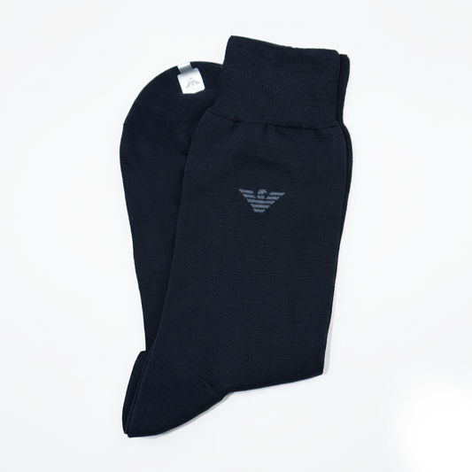 Calze Emporio Armani blu navy con logo