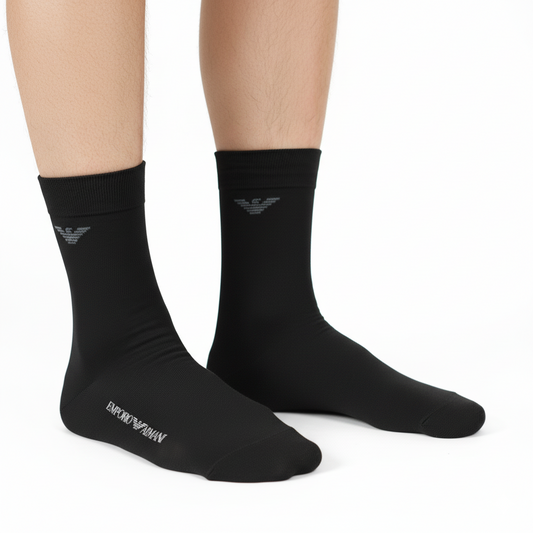 Calze Emporio Armani nero con logo