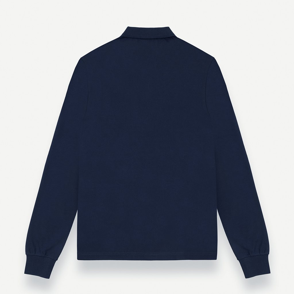 COLMAR Polo Uomo blu manica lunga