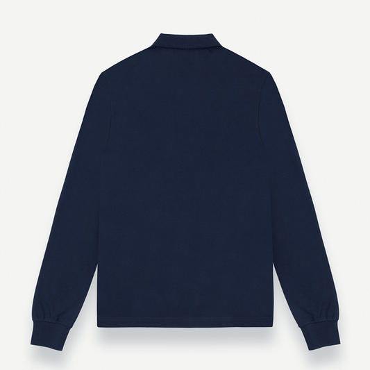 COLMAR Polo Uomo blu manica lunga