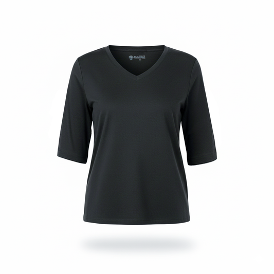 EMMEVIBI Maglia donna manica lunga nera