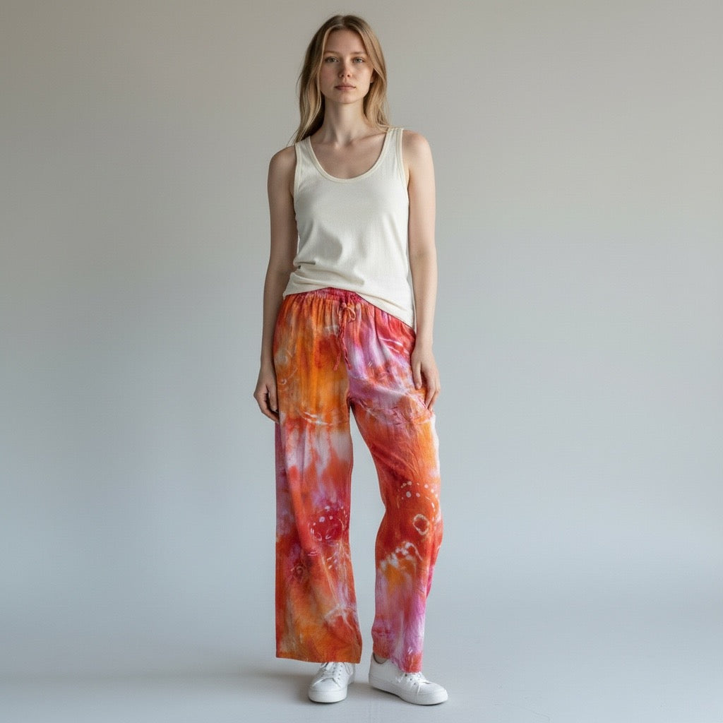 Mefui Pantaloni Rosa Taglia 8