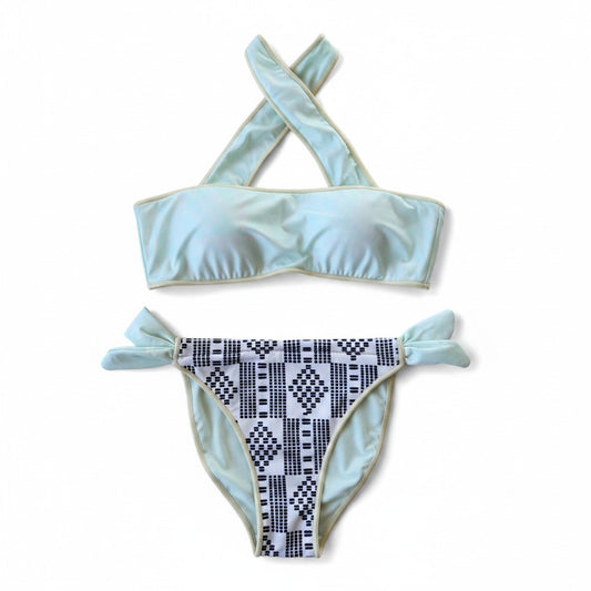 Mefui Bikini Bianco e Nero Taglia S