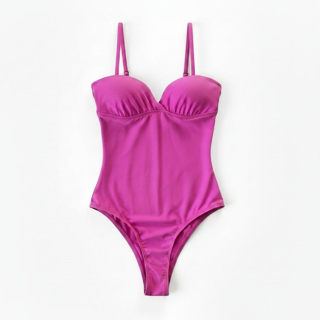 Mefui Monokini Rosa con Spalline Taglia S