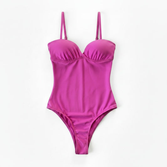 Mefui Monokini Rosa con Spalline Taglia S