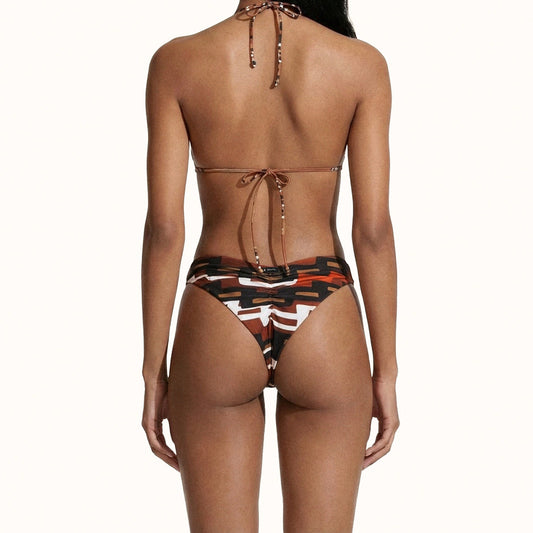 Bikini Donna Me Fui Triangolo con Slip fisso Fantasia SW0410-X21