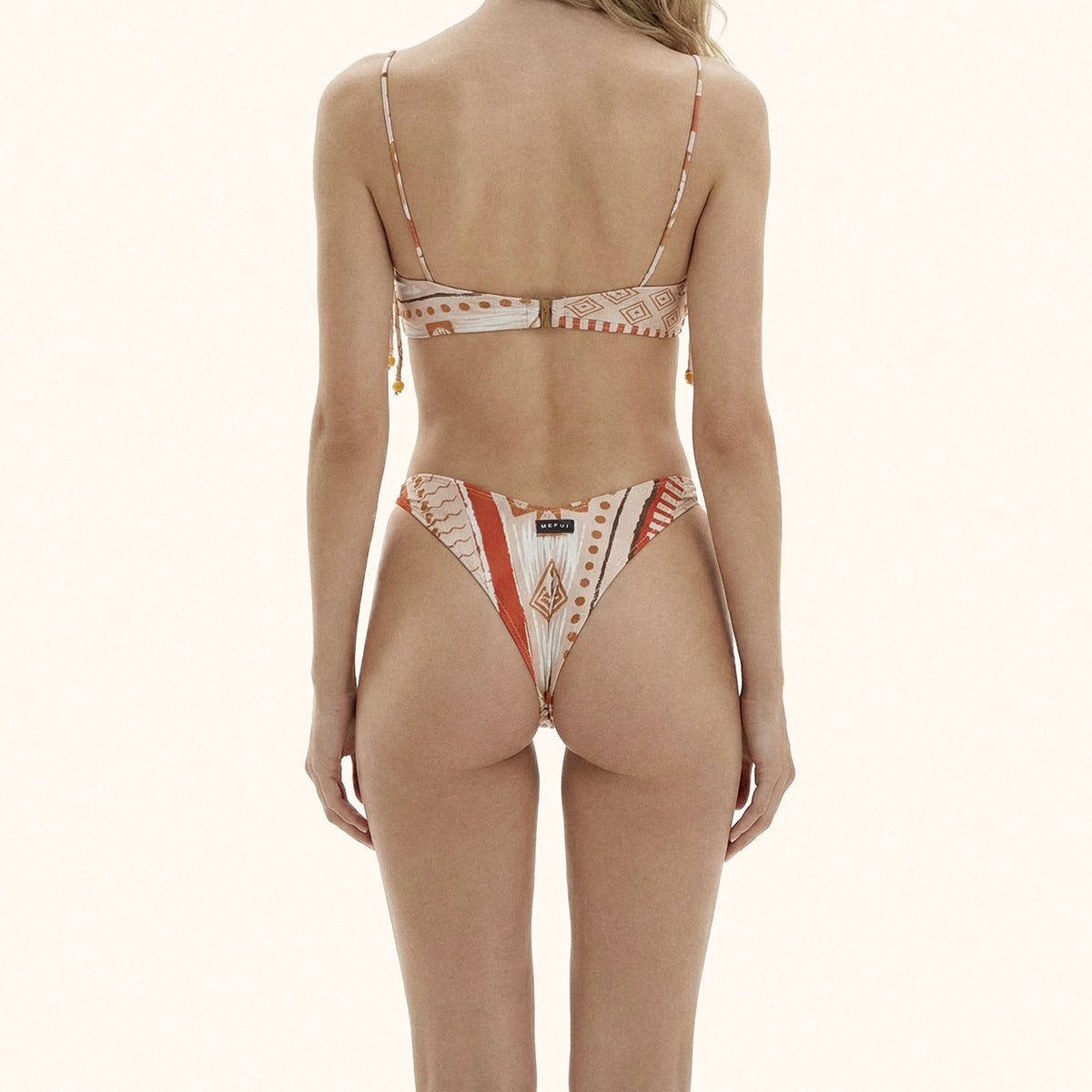 Bikini Donna Me Fui Top Regolabile e Slip Americano fisso Fantasia SW0421-X23