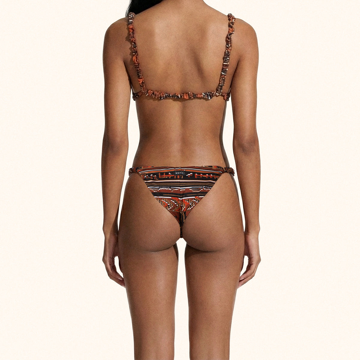 Bikini Donna Me Fui Triangolo con Slip Fisso Fantasia SW0440-X21