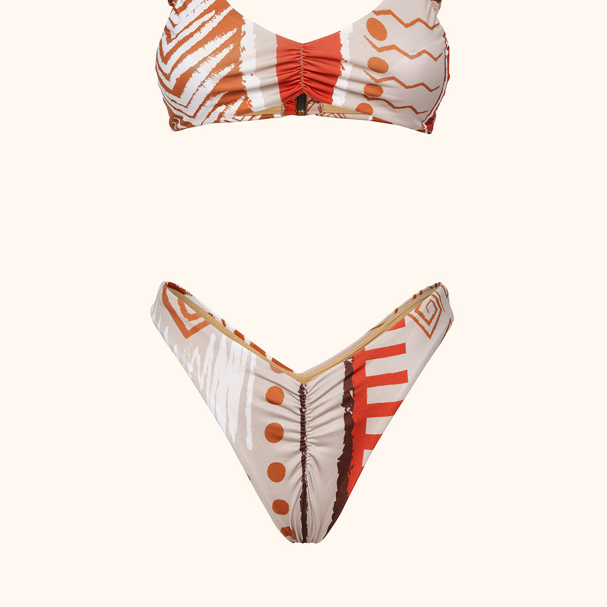 Bikini Donna Me fui Top con Slip Americano fisso Fantasia SW0441-X23