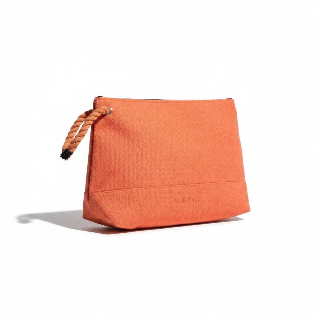 ME FUI Pochette in Tessuto Arancione