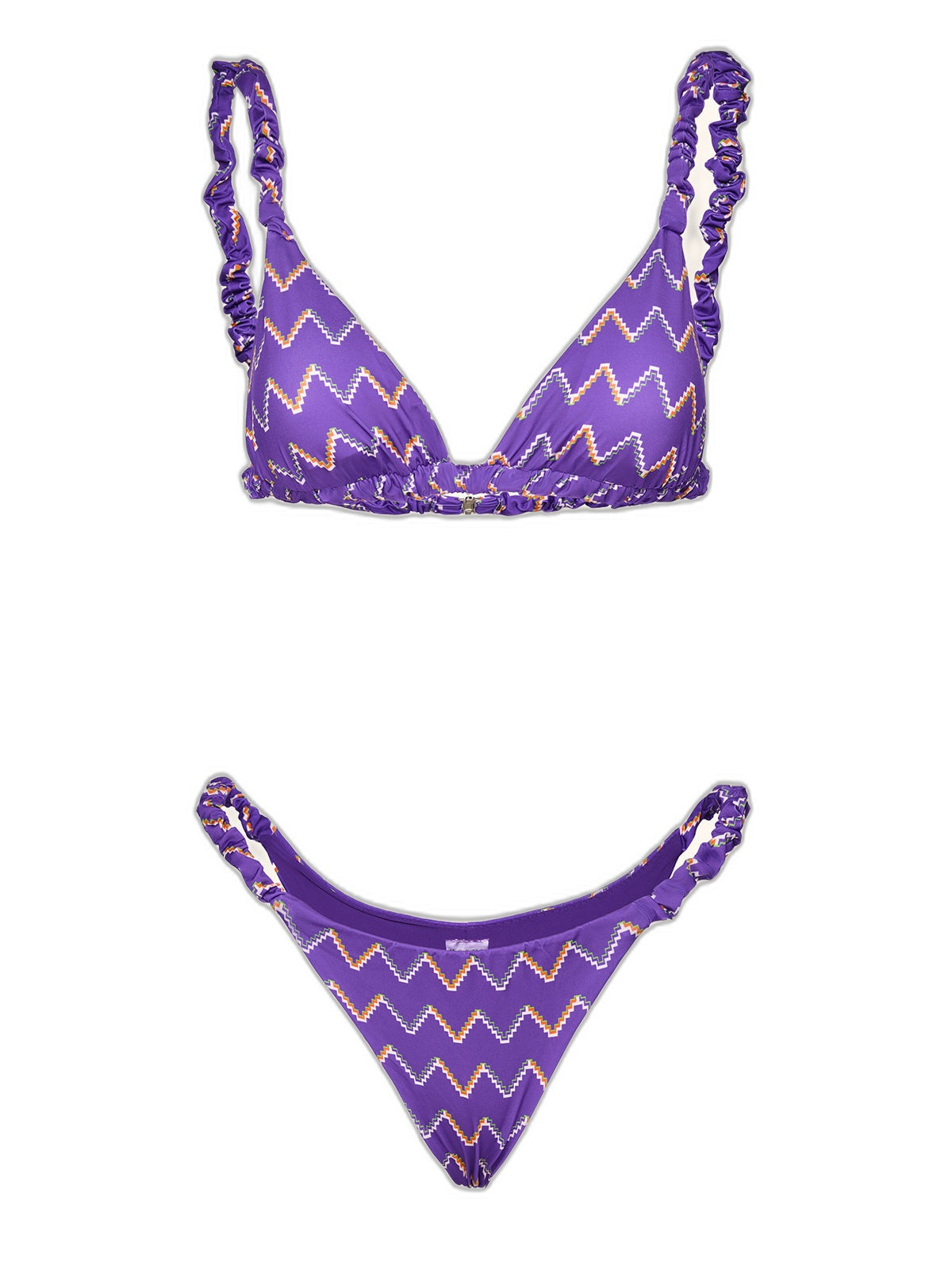 Bikini Donna Me fui Triangolo con Slip fisso Fantasia SW0530-X33