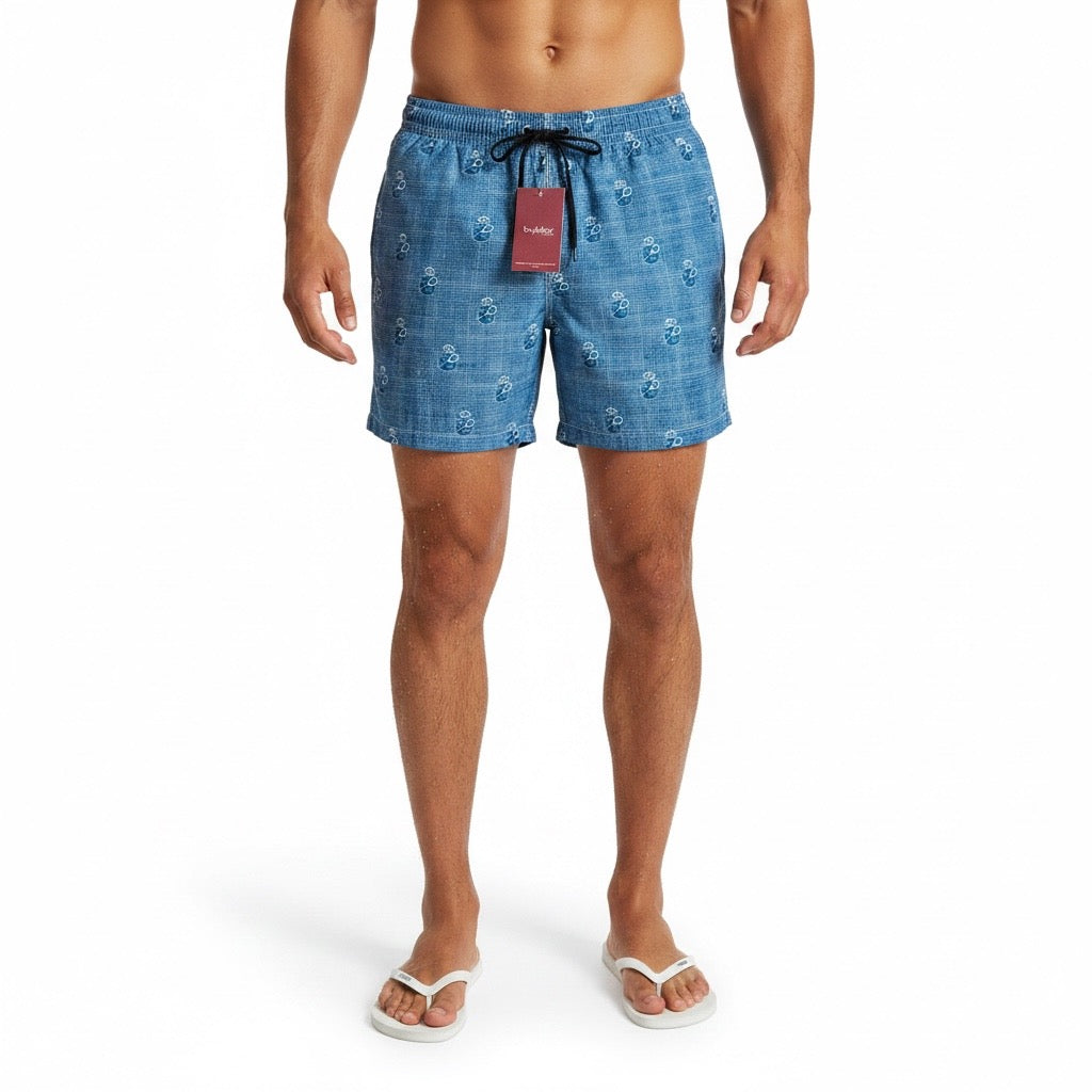 BYBLOS Azzurro Quadrettini Tennis