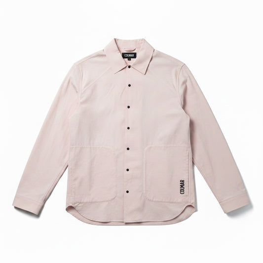 COLMAR - Camicia Uomo in Tessuto Tecnico Leggerissimo con Due Tasche - Rosa Chiaro