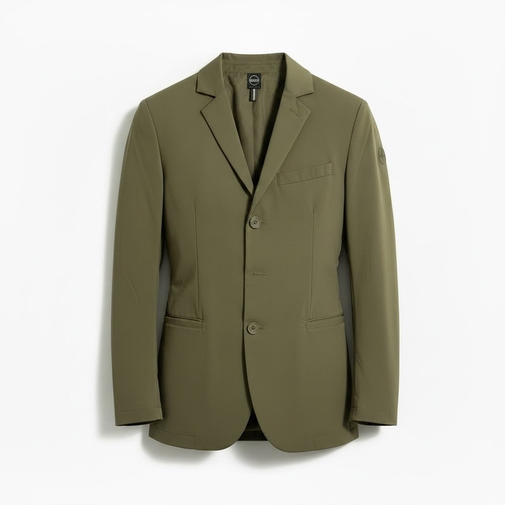 COLMAR - Giacca Elegante Uomo in Tessuto Tecnico - Verde Oliva