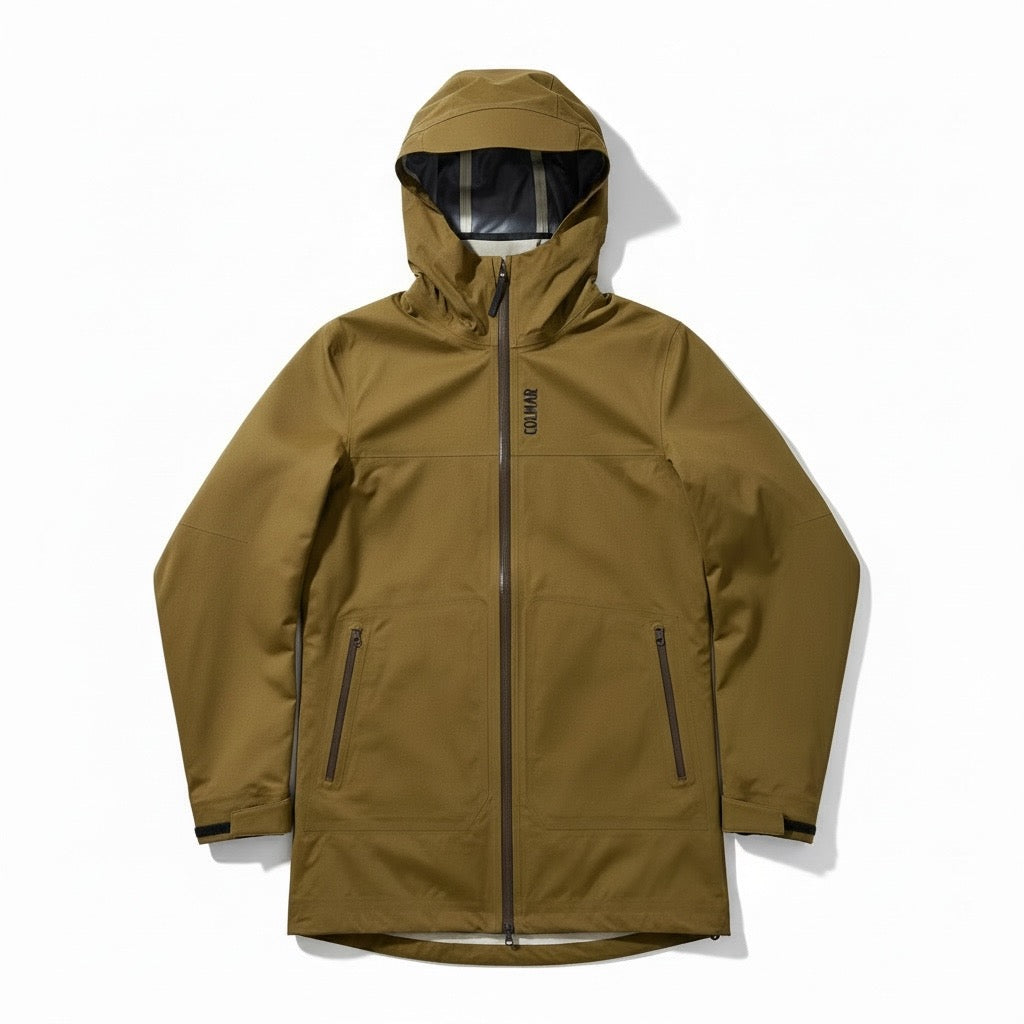 COLMAR - Impermeabile Uomo Leggero Antipioggia e Antivento - Verde Oliva
