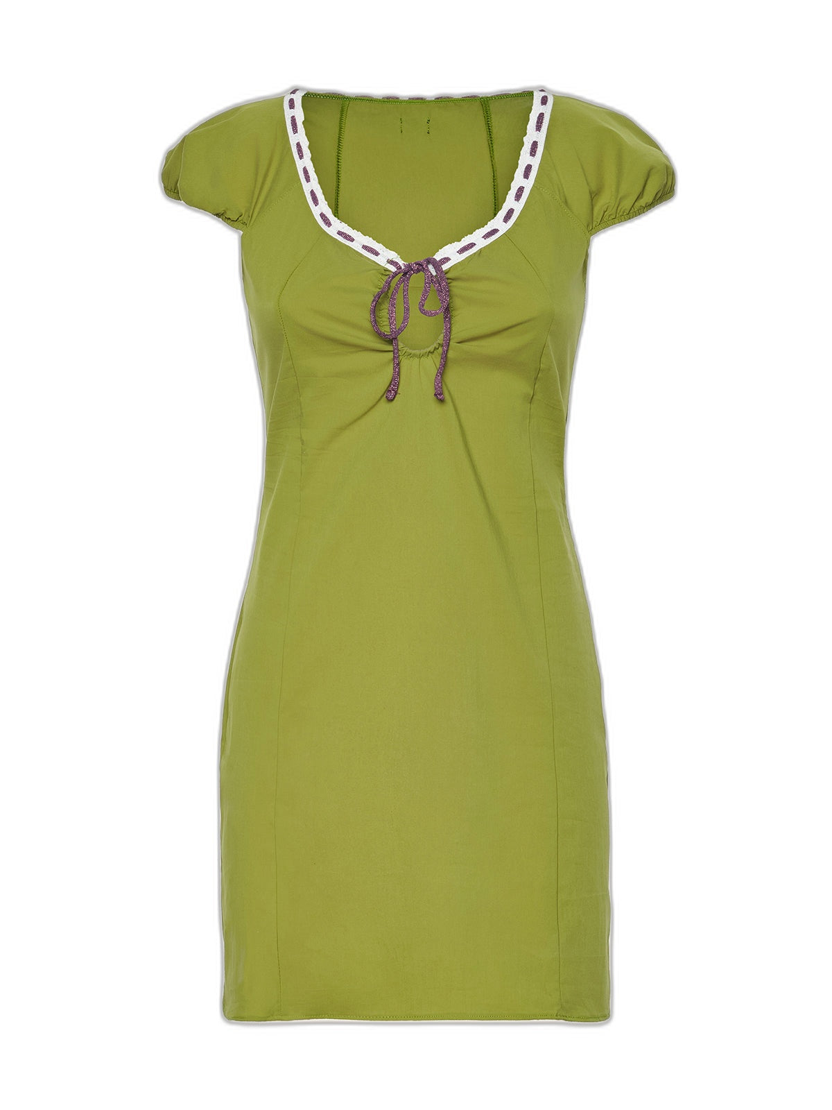 Vestito corto Donna Me fui Verde Militare SW0216-MG