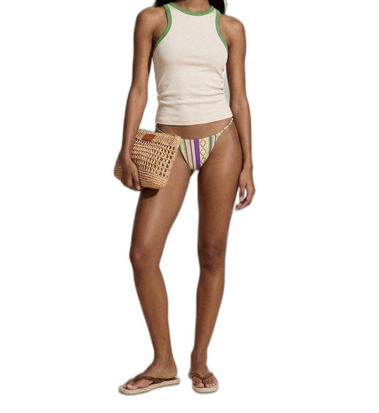 Canotta Donna Me Fui Beige SW0657-BG