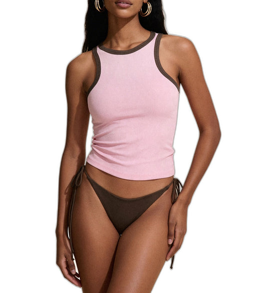 Canotta Donna Me Fui Rosa SW0657-PK