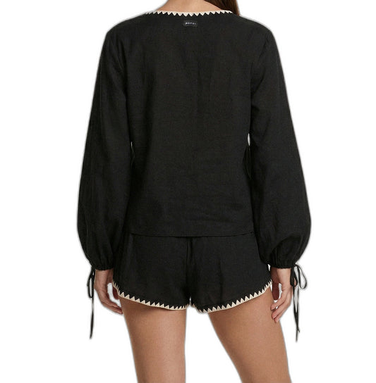 Camicia Donna Me fui Nera SW0427-BK